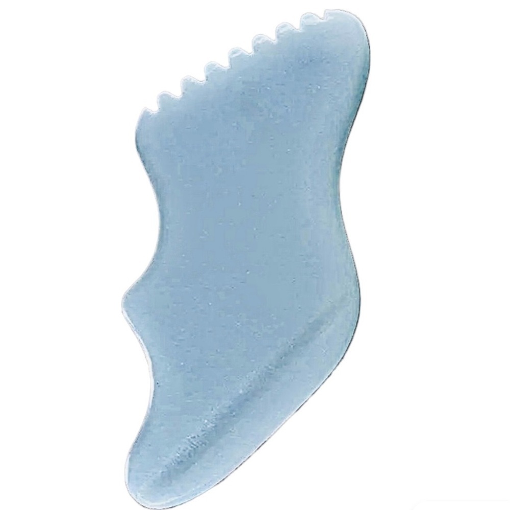 GUA SHA | Facial Massage Tool | Genuine White Jade Stone - Picture 2 of 11